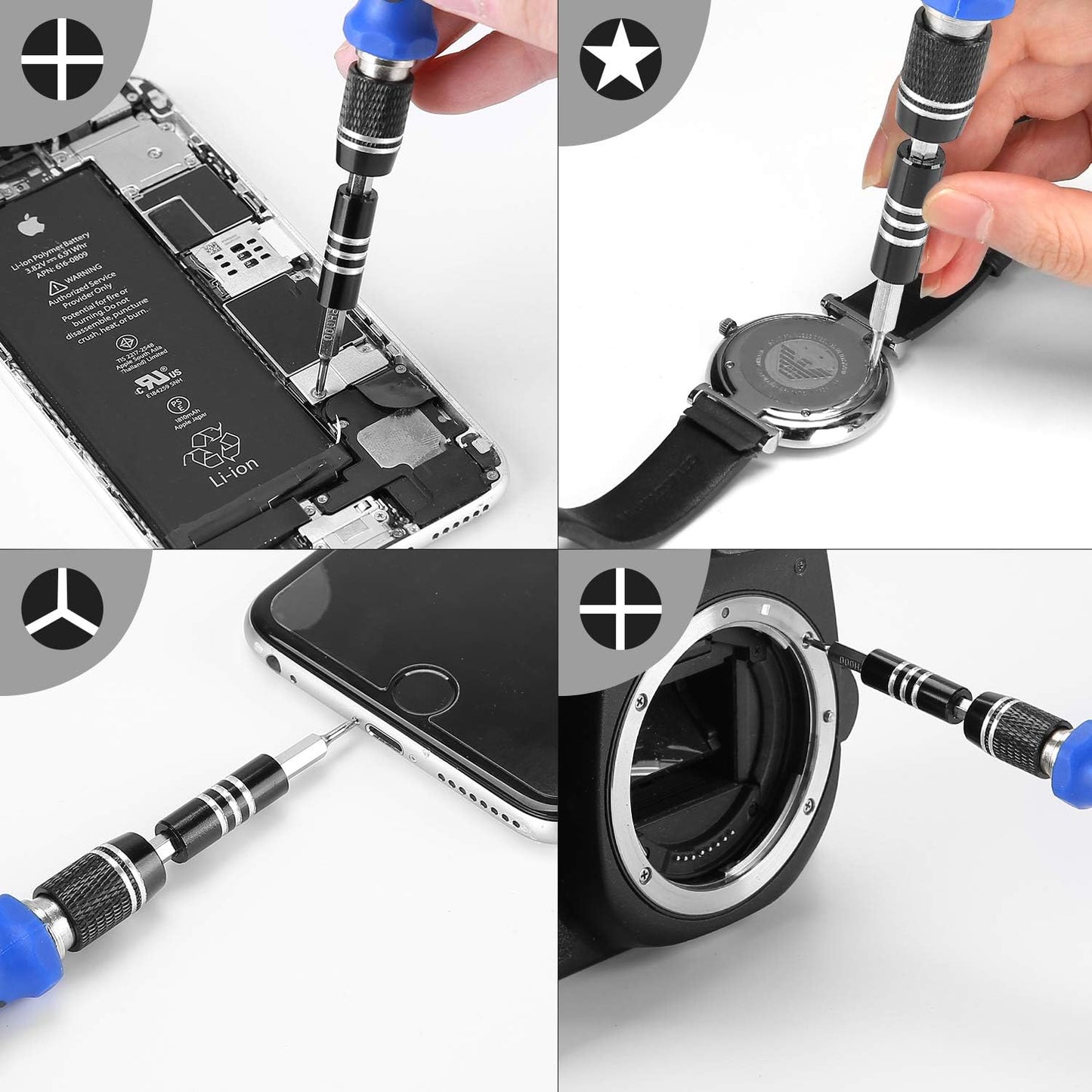 Precision Screwdriver Set 60 in 1 with 56 Bits for Phone Laptop PC and More